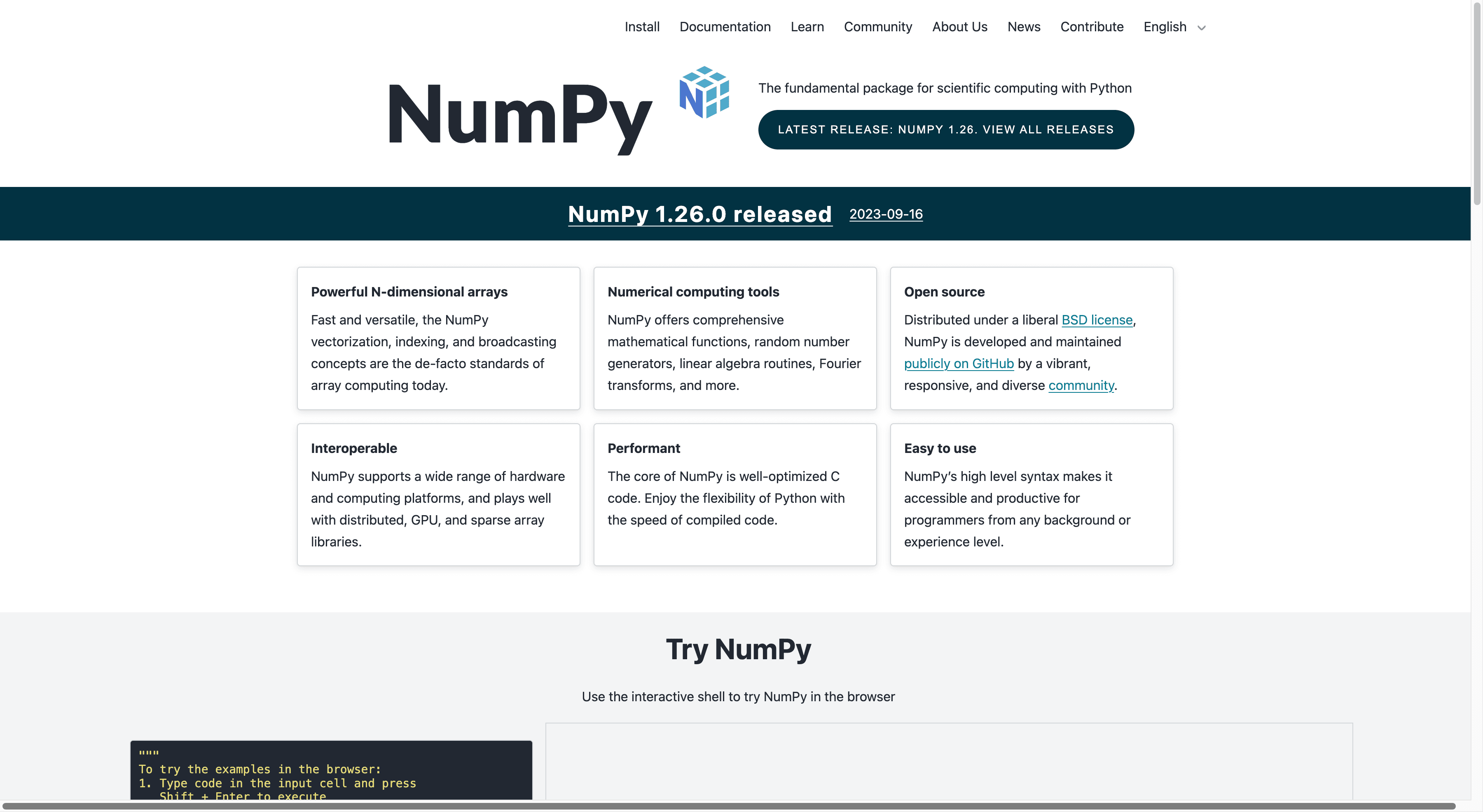 NumPy