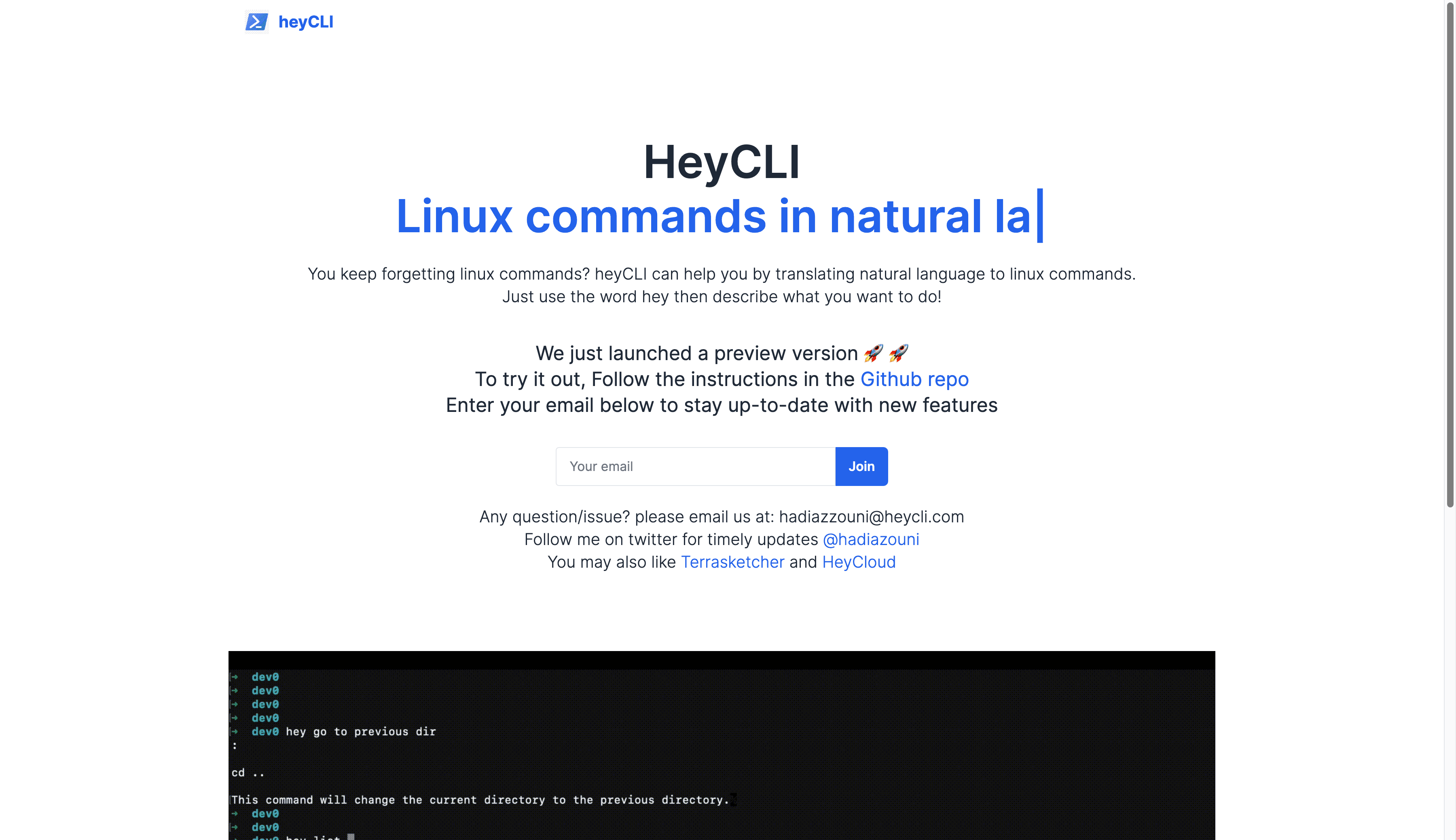 HeyCLI